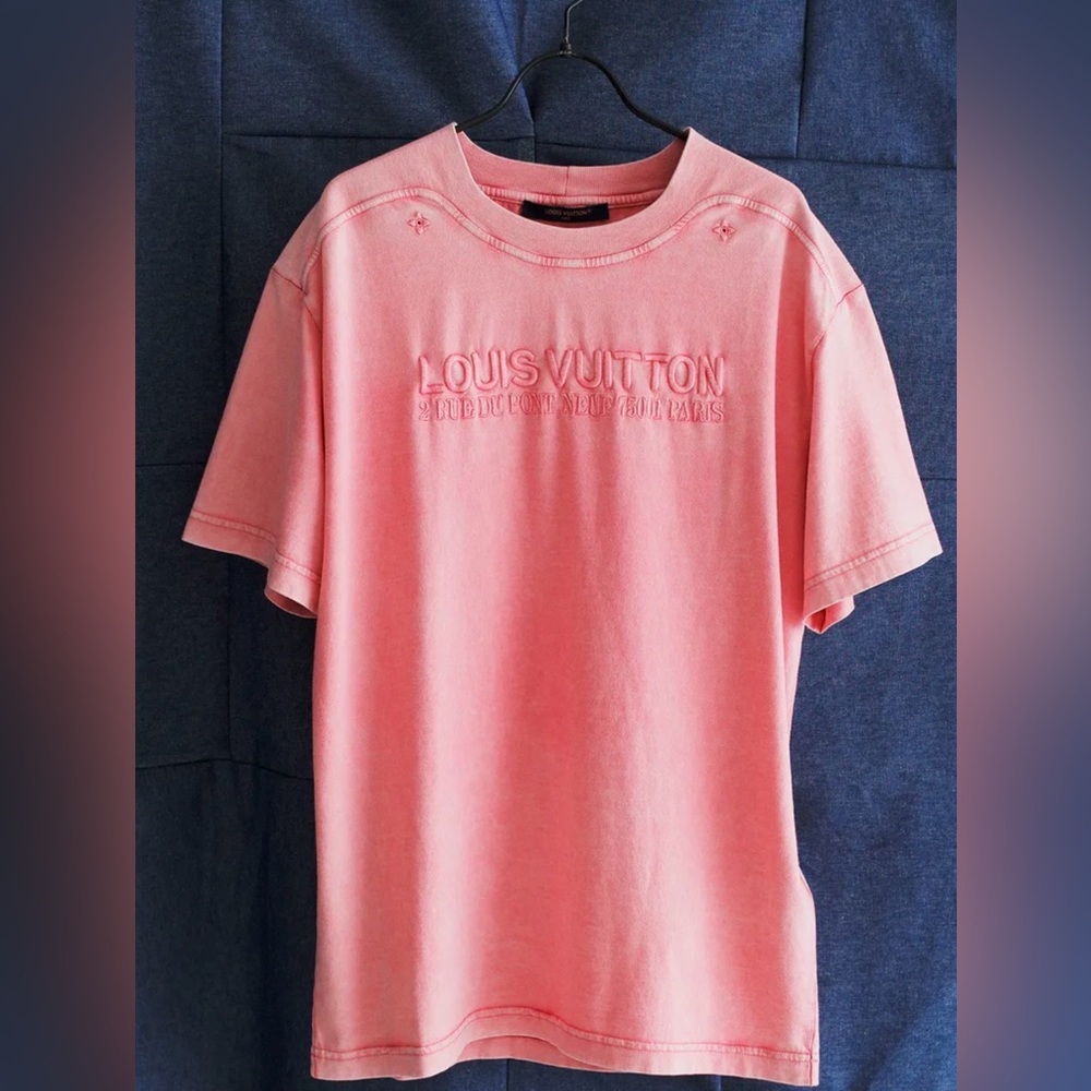 LOUIS VUITTON WASHED RIBBED T-SHIRT COD. 1AHWA4 !!!